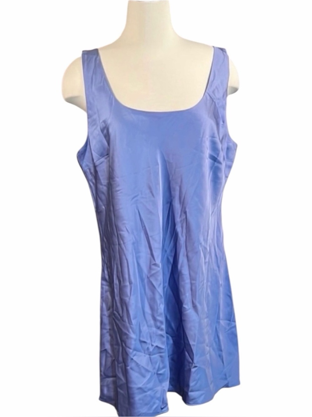 Abercrombie & Fitch NWT Women’s Sleek Blue Sleeveless Lingerie Nightgown